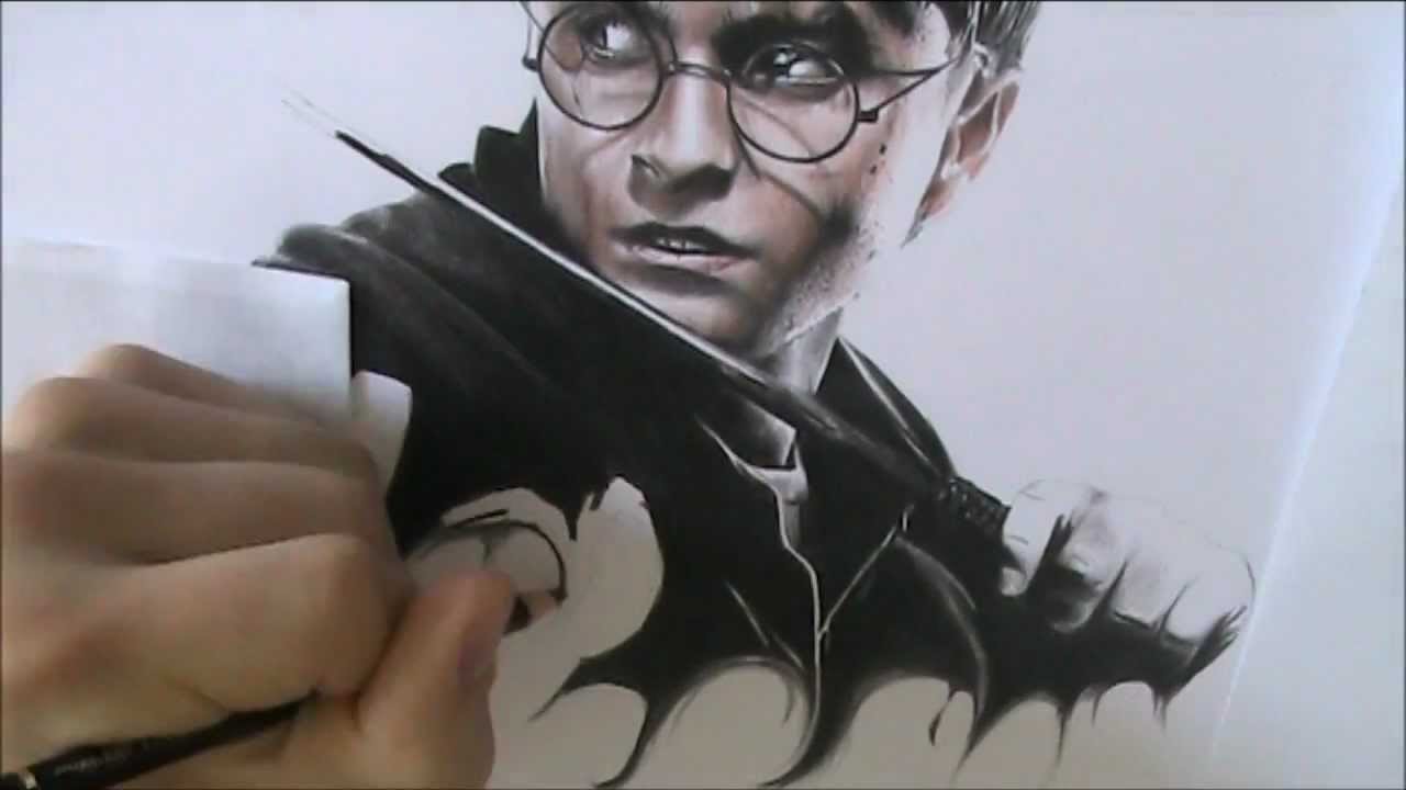 1280x720 Speed Drawing Harry Potter