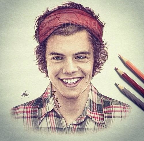 500x490 Harry Styles Draw Drawing Inspiration Harry Styles