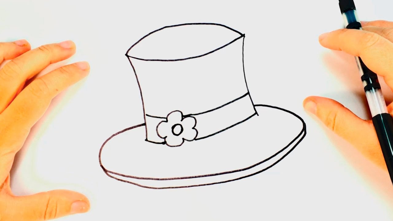 1280x720 How To Draw A Hat Hat Drawing Lesson Step By Step