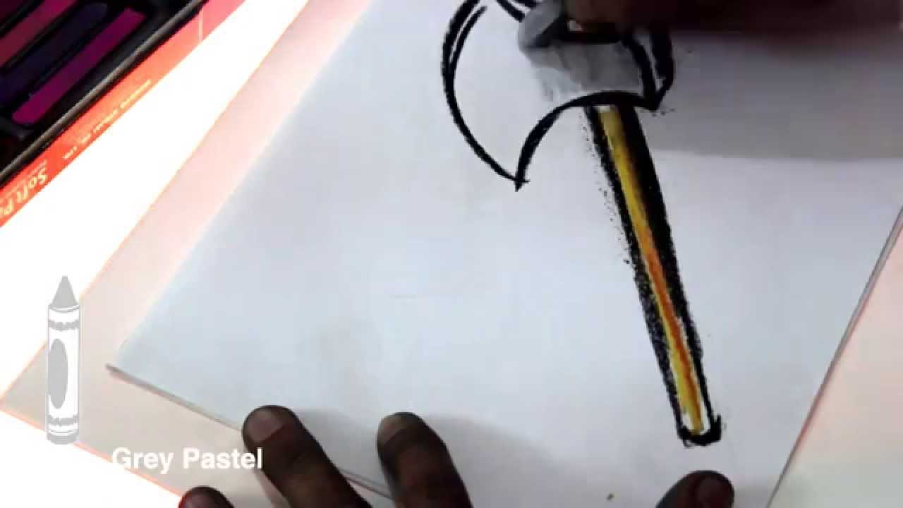 1280x720 How To Draw An Axe Scribble For Kids