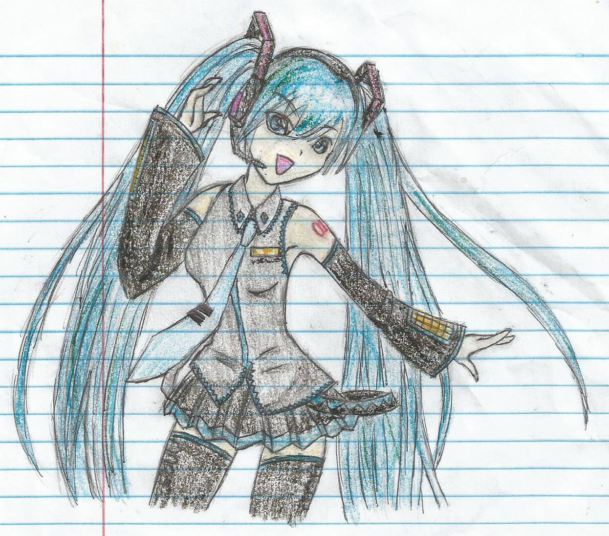 1246x1096 Vocaloid Hatsune Miku Drawing