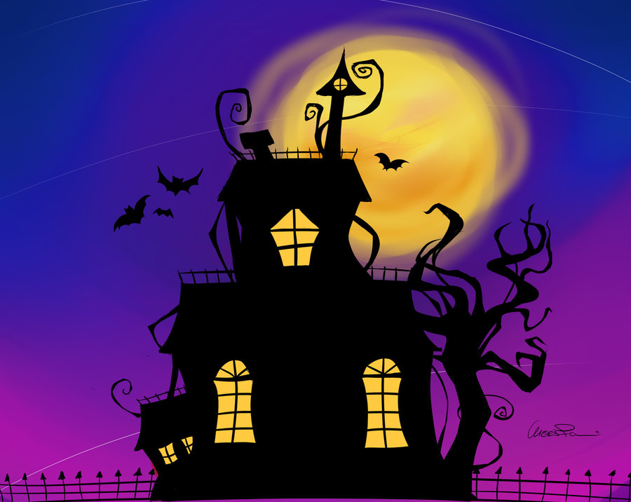 900x716 Haunted Castle By Poliip