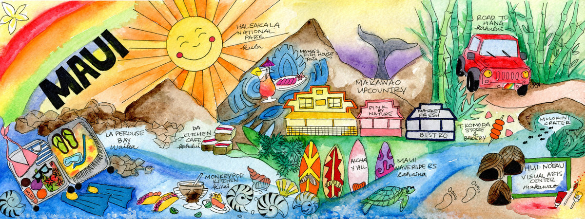 1200x450 Marvelous Maui, Hawaii By Natalie Woo
