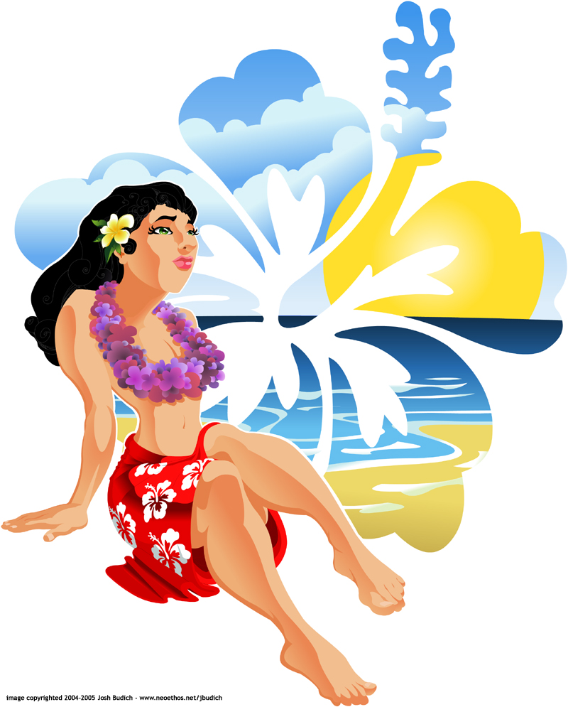 800x995 Hawaiian Girl By Jbudich