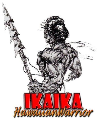 400x500 Ikaika Hawaiian Warrior Illustration T Shirt Now On Sale