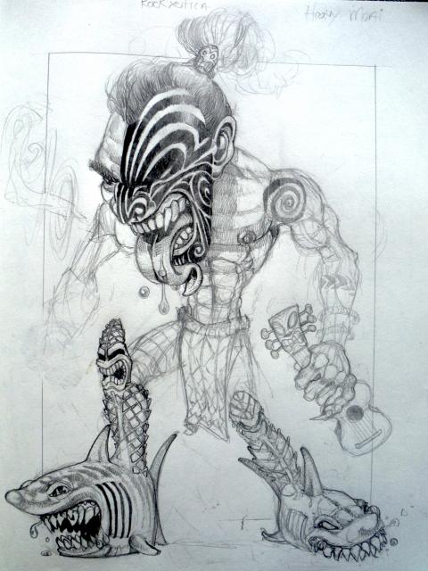 480x640 The Lurid Low Brow Tiki Art Of Brad (Tiki Shark) Parker