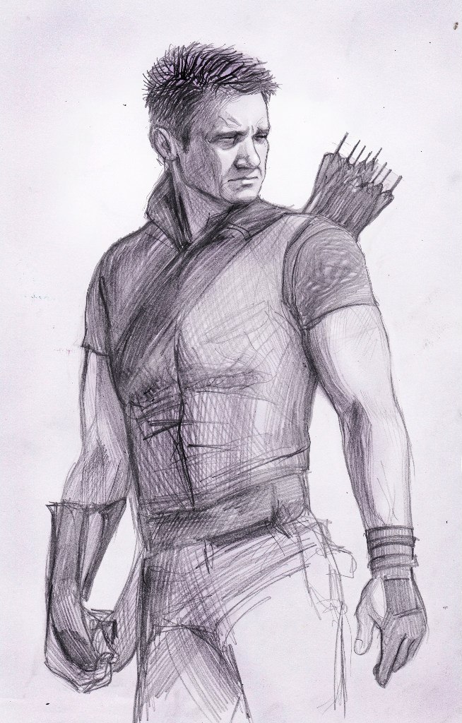 654x1024 Clint Barton, Hawkeye By Dafnawinchester