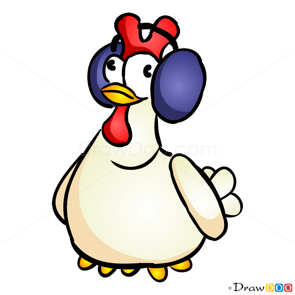 1000x1000 How To Draw Chicken, Hay Day