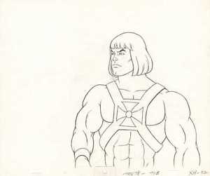 300x251 He Man Masters Of Universe 1985 Original Animation Art Production