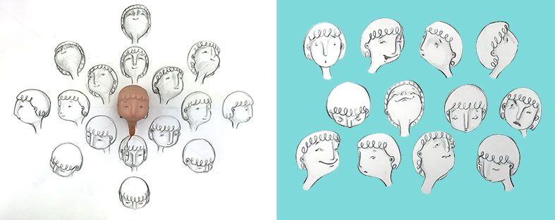 787x313 Image Result For Drawing Head Angles Character Design