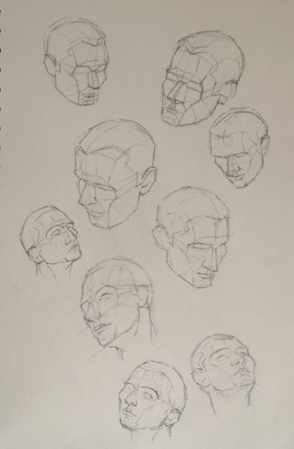 328x500 Planes Of The Head With Loomis Feeling The Form