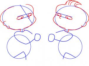 302x224 How To Draw How To Draw Phil And Lil From Rugrats