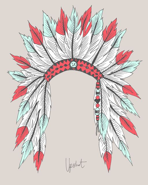 512x640 Indian Headdress Print Jaci Headdress, Tattoo