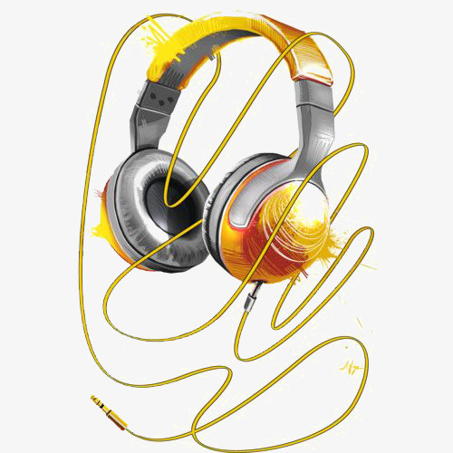 500x500 Drawing Headphones, Creative Headset, Vitality, Hifi Headphones