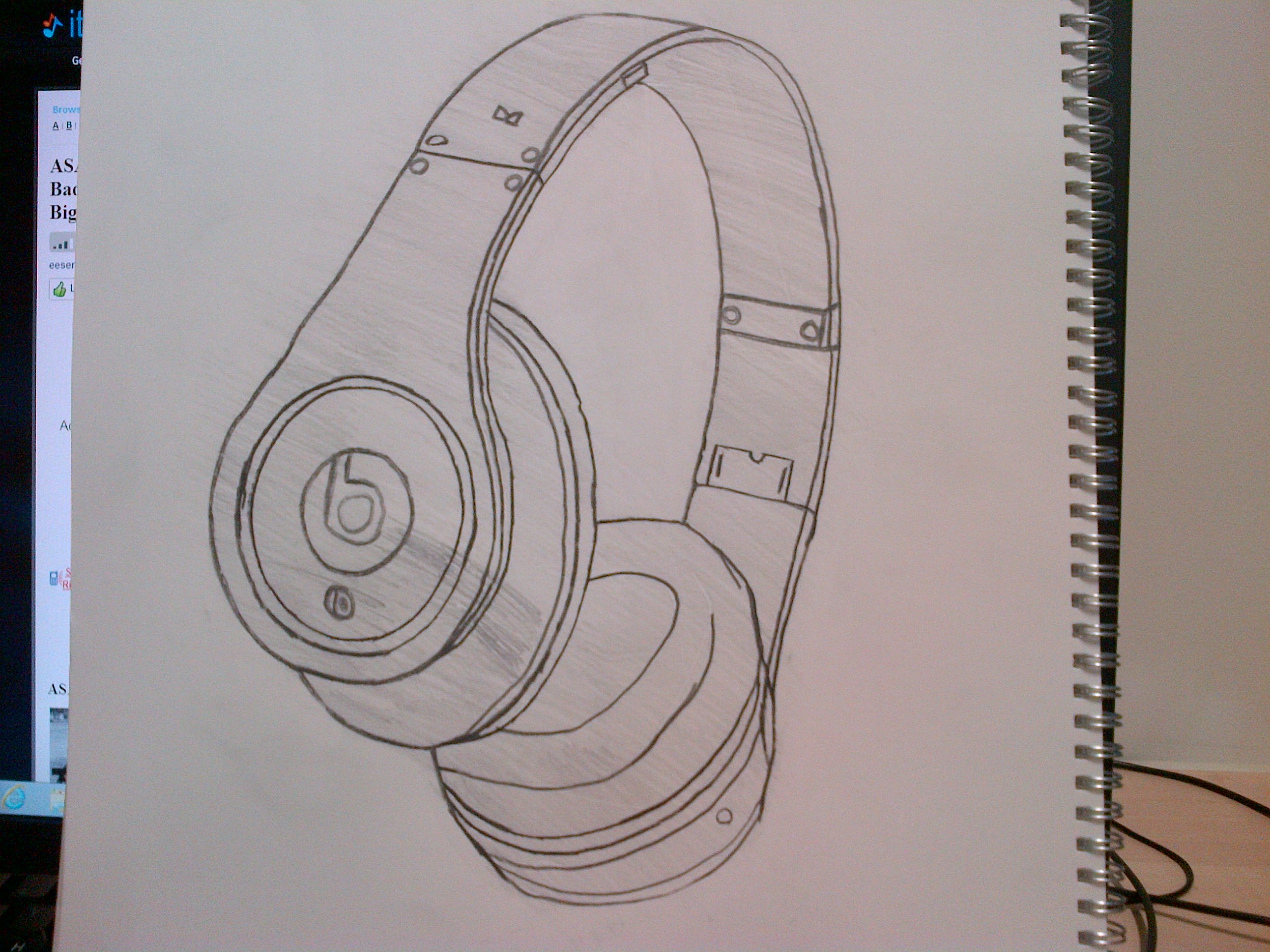 2560x1920 Photo Realisim Drawing Headphones Ryan Simpson