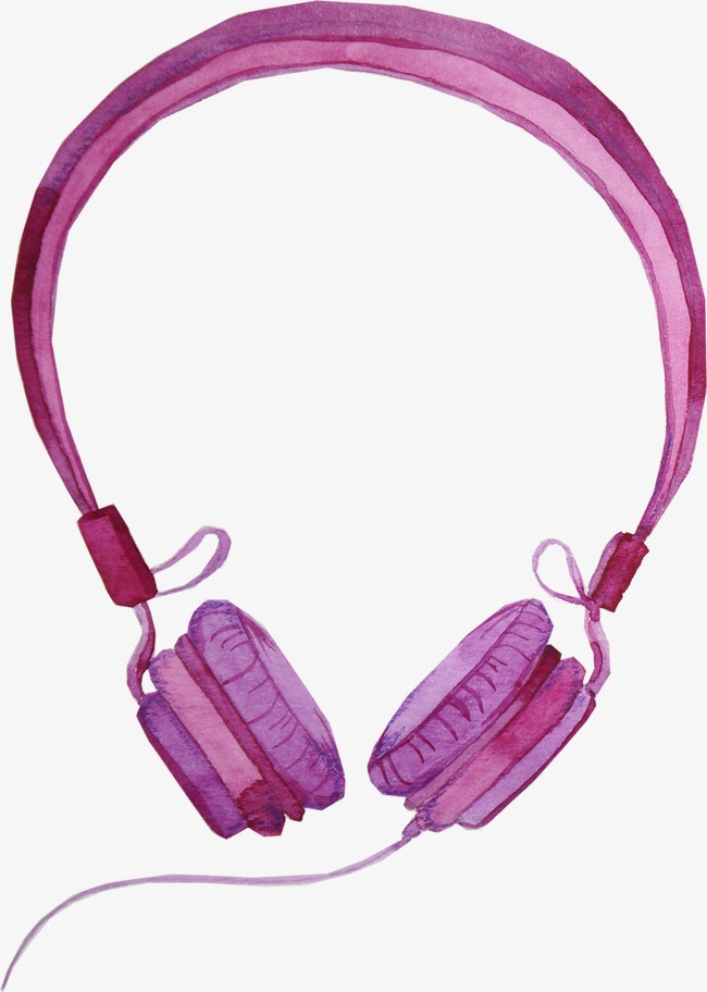 650x912 Purple Headphones, Headset, Drawing Headphones, Electronic