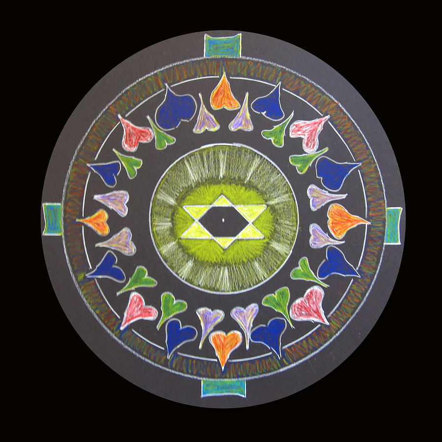 900x900 Universal Healing Drawing By Patricia Januszkiewicz