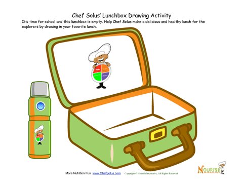 480x371 Draw Your Healthy Lunch Foods In Your Lunchbox