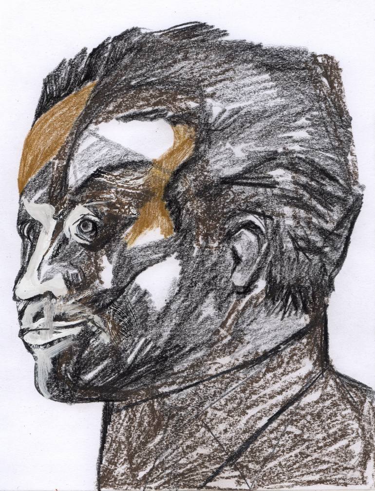 770x1008 Saatchi Art Corporal Healthy Drawing By Pedro Uribe Echeverria