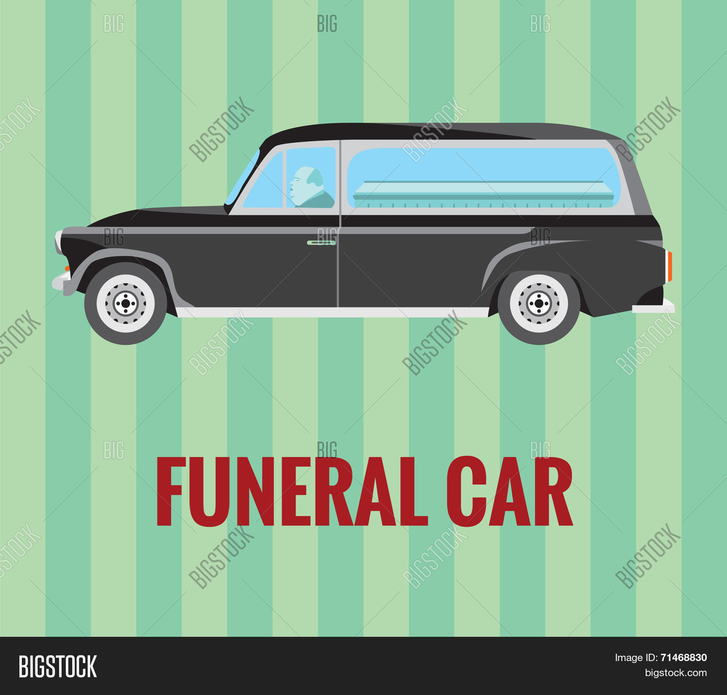1500x1433 Funeral Car (Hearse) Driver Coffin Vector Amp Photo Bigstock