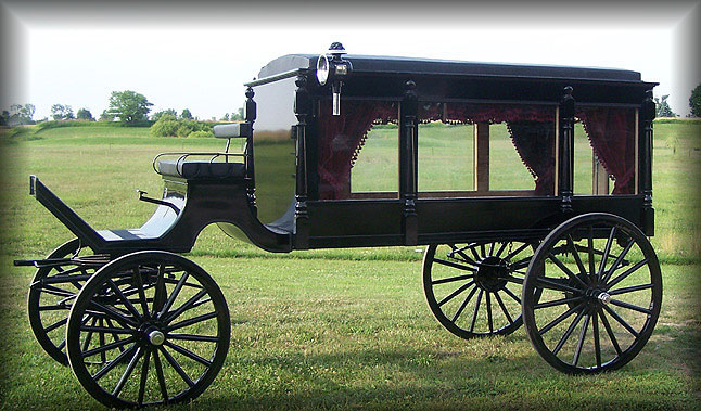 646x379 Several Horse Drawn Hearses Ideas. I Like The Floral Display