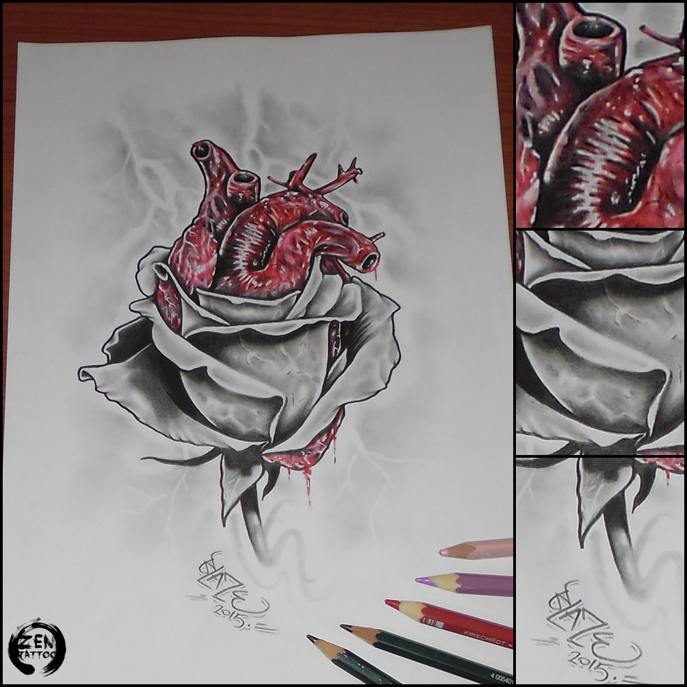 1004x1004 Pencil Drawings Of Hearts And Roses Collection