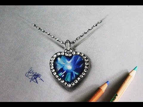 480x360 How To Draw A Diamond Heart Come Disegnare Un Diamante A Cuore