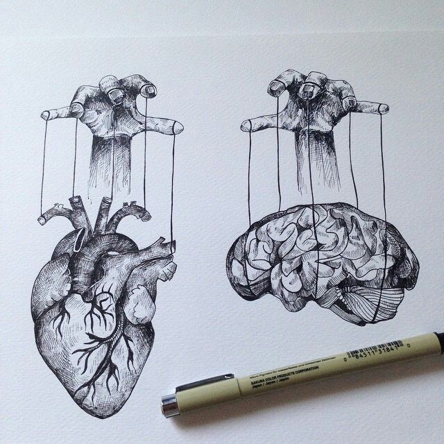 640x640 Heart And Brain Tattoos Brain, Tattoo And Tattoo