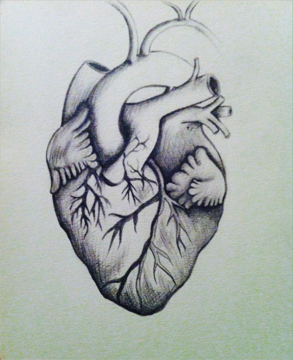 Heart Drawing In Pencil at GetDrawings | Free download