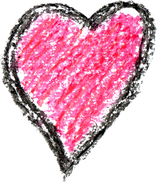 509x590 6 Crayon Heart Drawing (Png Transparent)