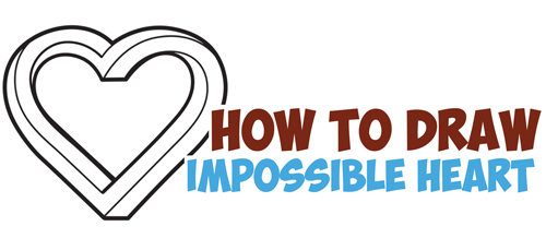 500x229 How To Draw An Impossible Heart