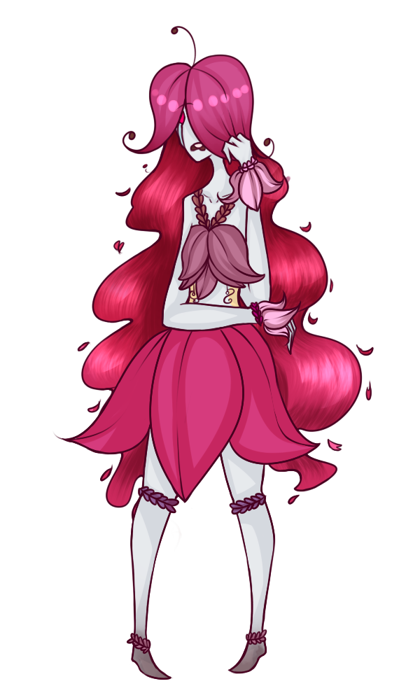 600x1000 Bleeding Heart Flower Drawing