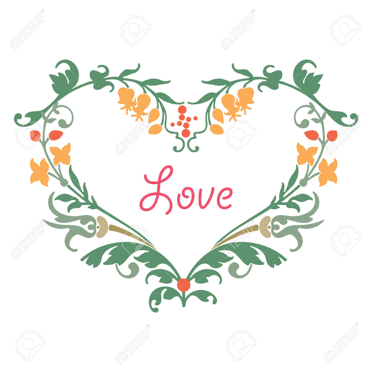 1300x1300 Drawing Love Flowers Pics Flower Drawing