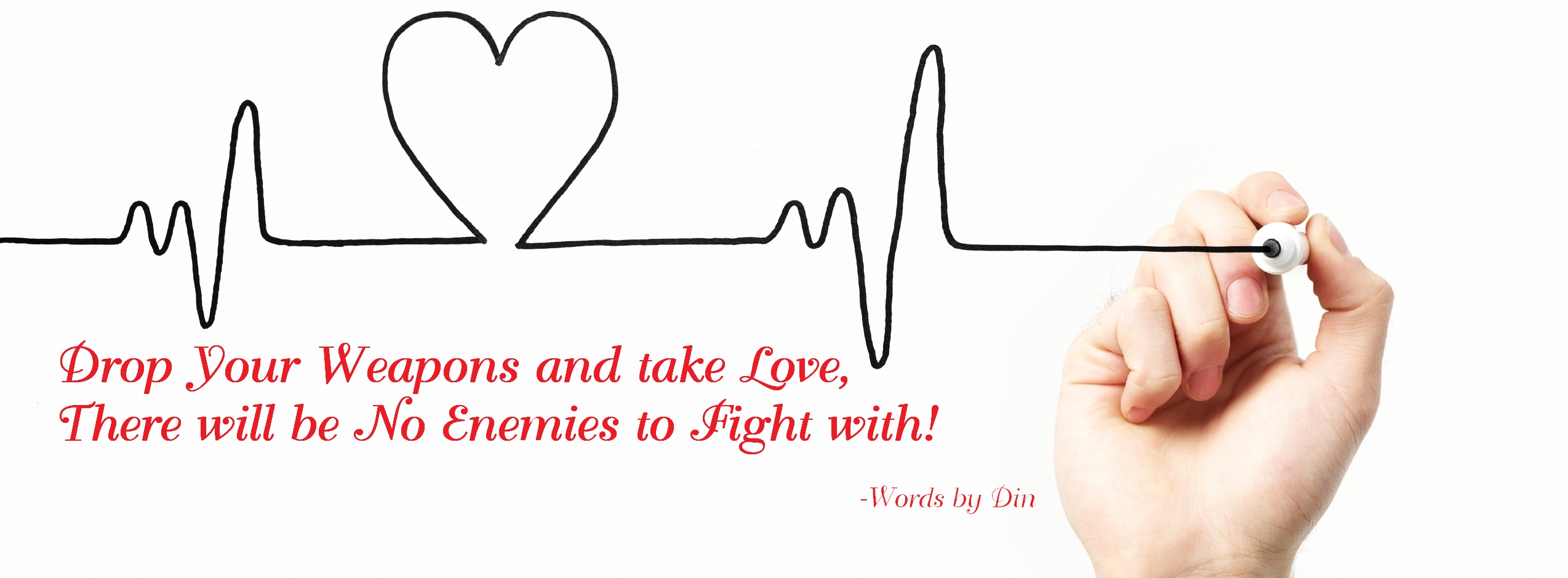 2548x939 Hand Drawing Heart Beat Propel Steps