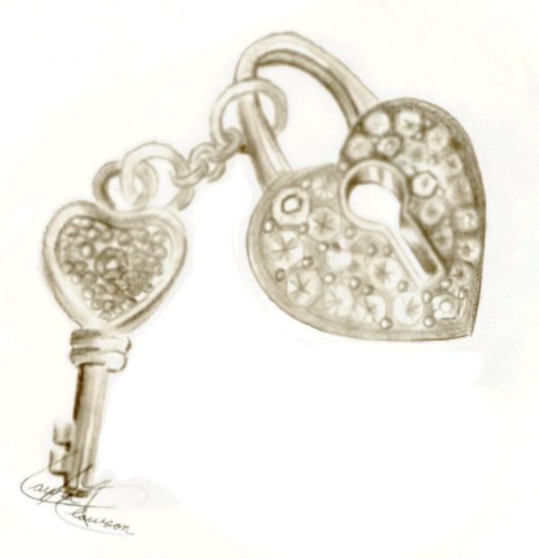 600x622 Heart Lock And Key By Lmclawson