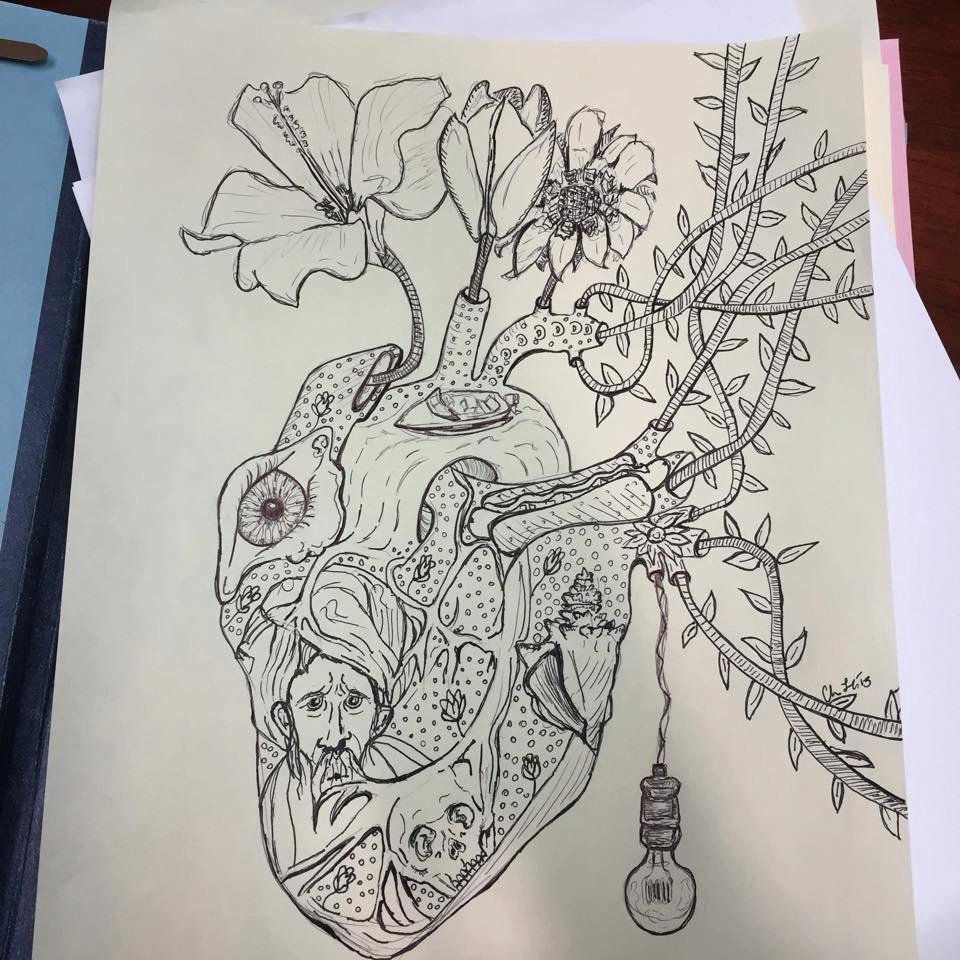 960x960 Sketch Is Me Human Heart Organ Heart Art Heart Drawing