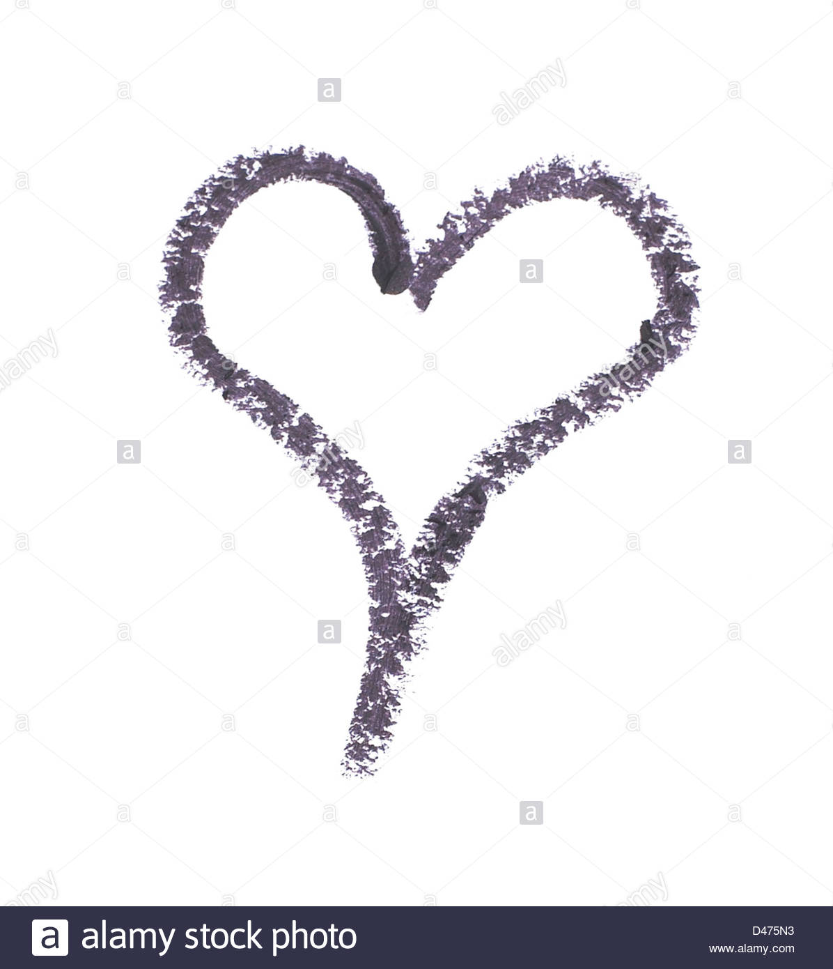 1196x1390 Pencil Drawing Of Heart Cut Out On White Background Stock Photo