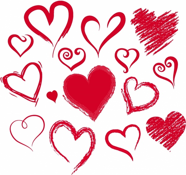 600x563 Vector Heart Pencil Drawing Free Vector Download (93,679 Free