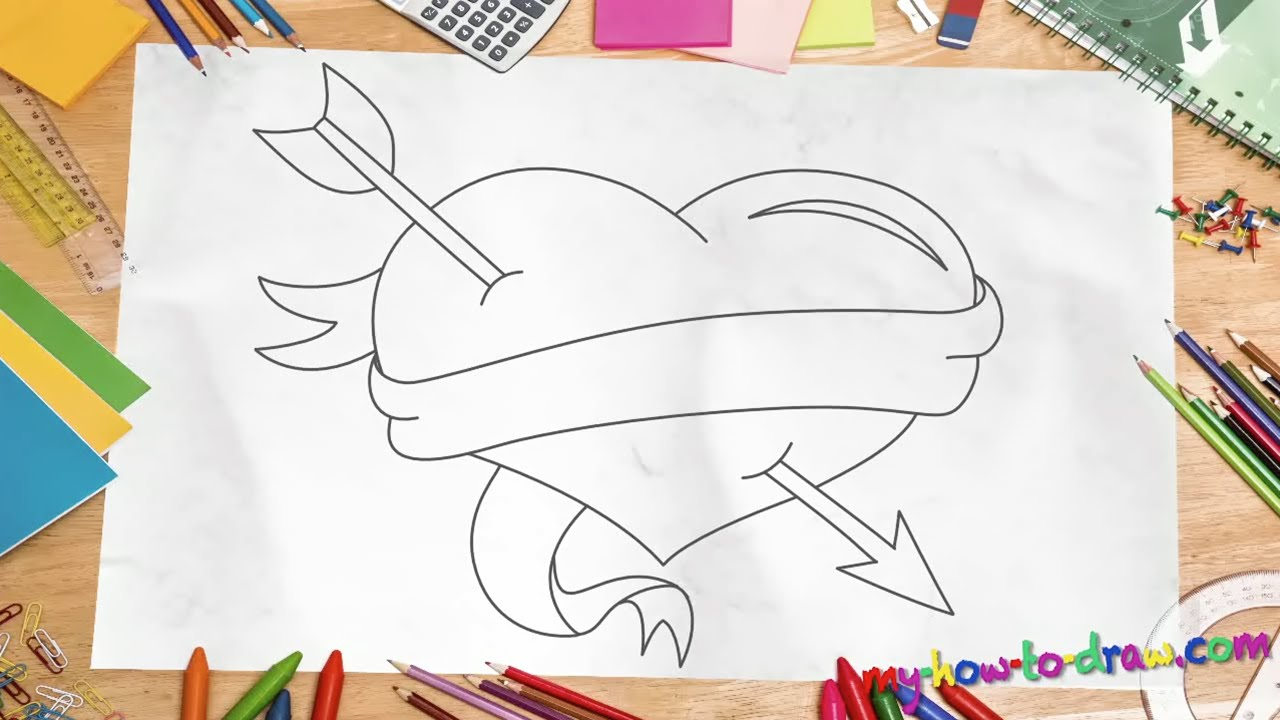 1280x720 Love Pics Drawing Easy How To Draw A Love Heart
