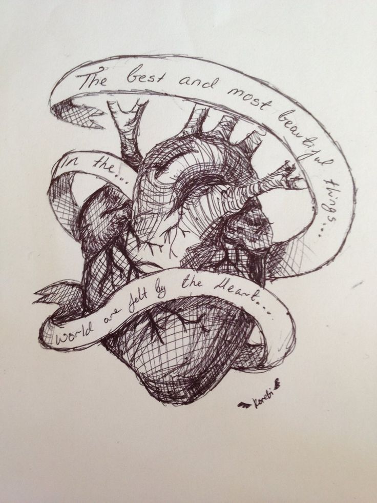 736x981 Heart And Banner Tattoo Collection