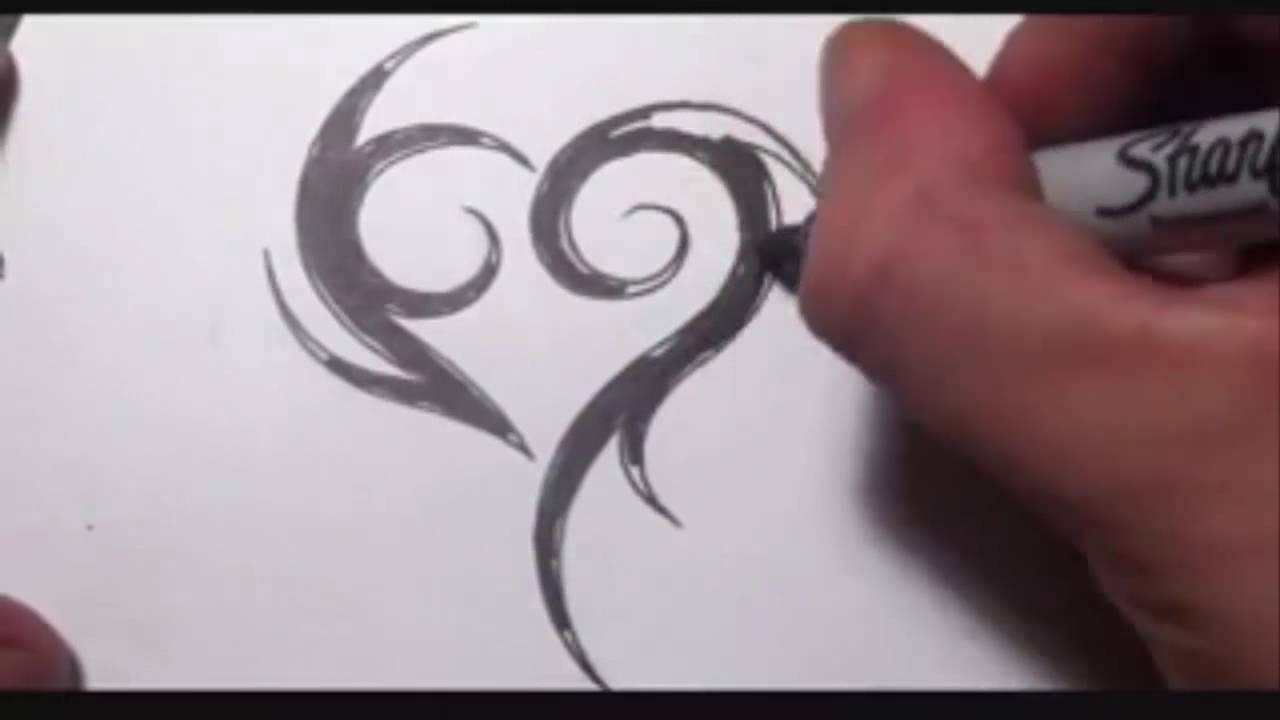 Heart Tattoo Drawing at GetDrawings | Free download