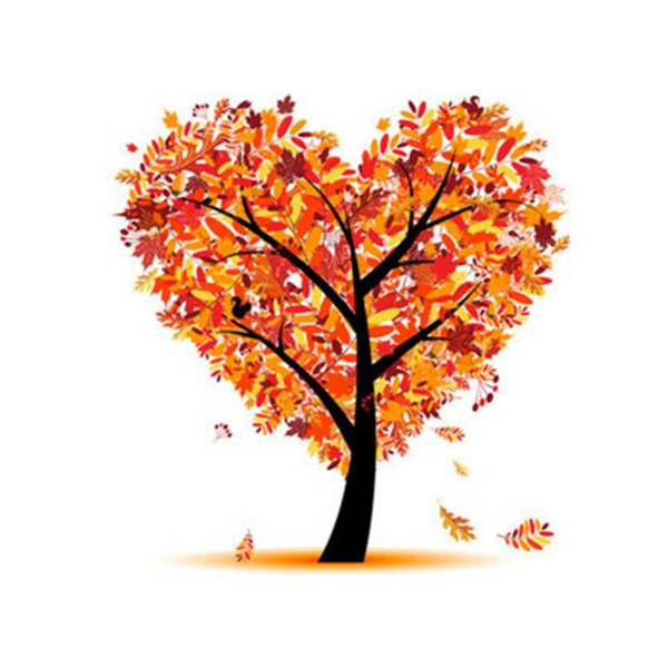 600x600 Modern Minimalist Heart Tree Home Family No Box Drawing Bedroom