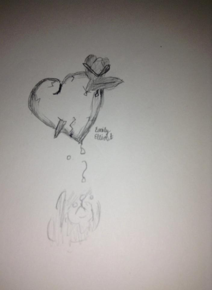704x960 Heart With A Rose Through It. By Emslovesyou