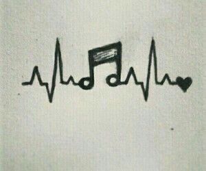 300x250 Music Is Heartbeat Wallpaper Draw, Doodles
