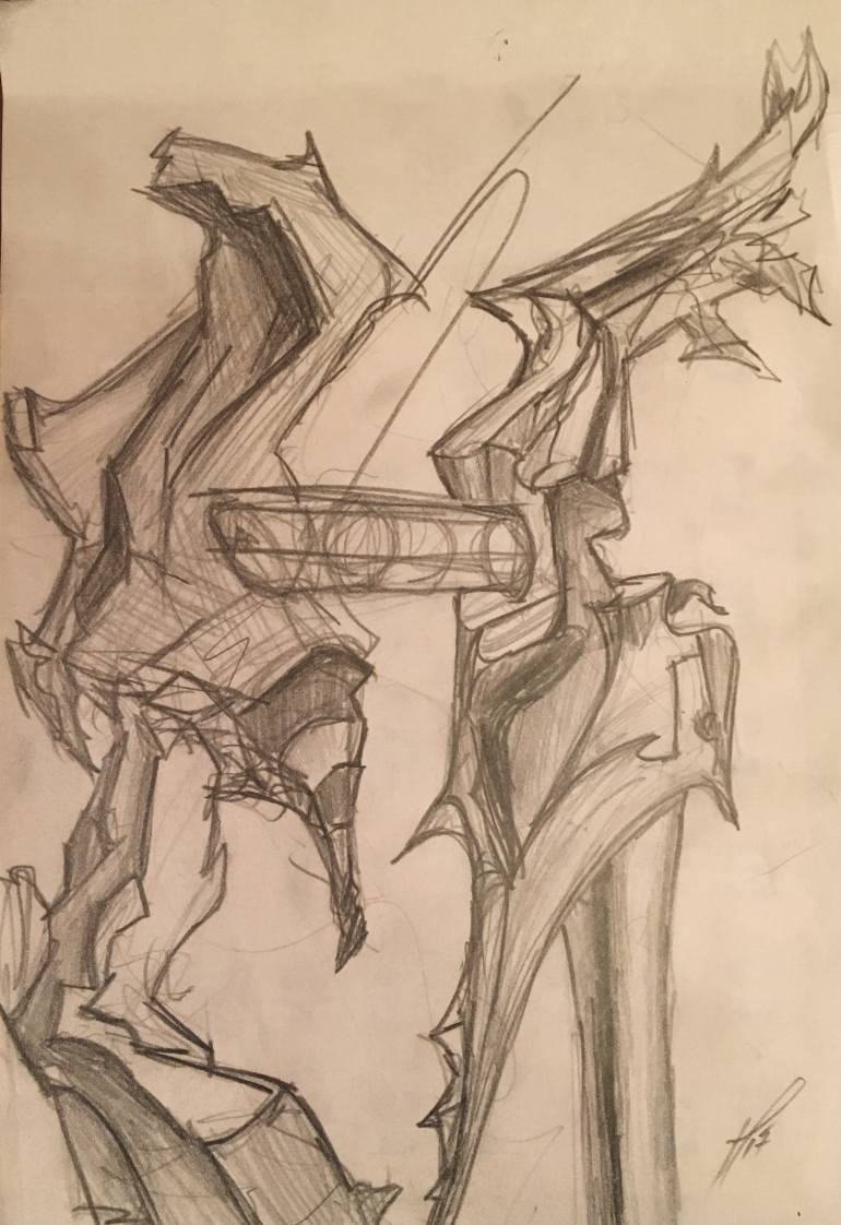 770x1122 Saatchi Art Heartbreak Drawing By Pasha Shockk