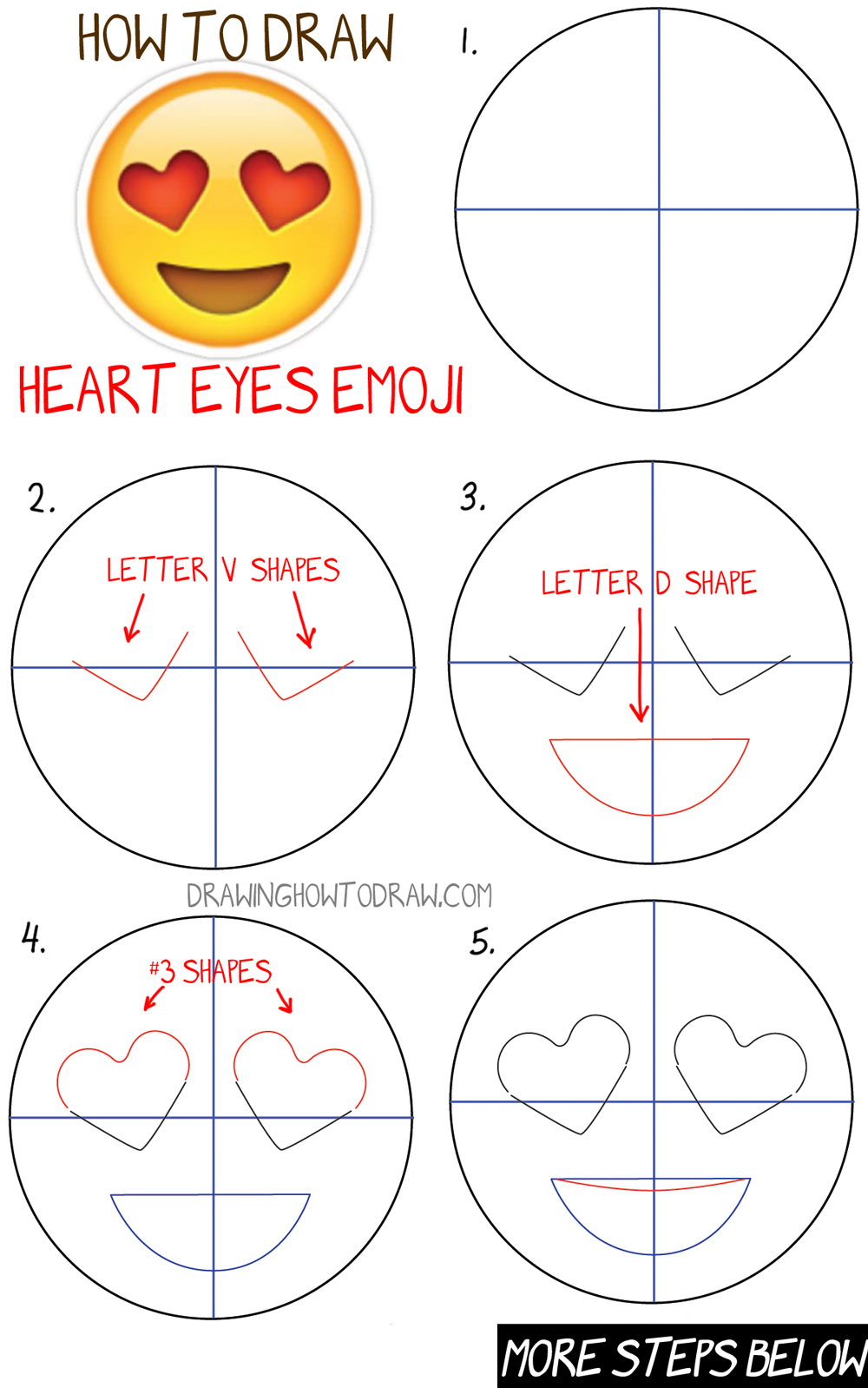 1000x1598 Gallery How To Draw Emoji Hearts,
