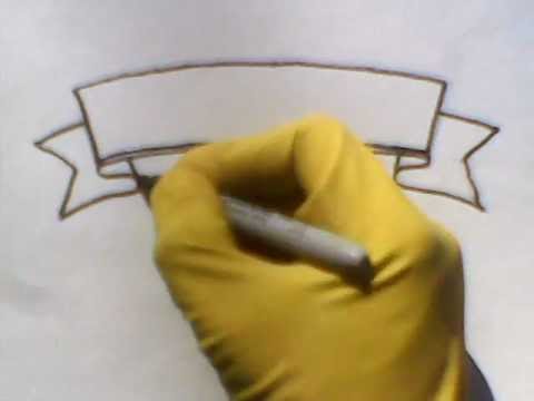 480x360 How To Draw A Banner Ribbon Step By Step On Paper, The Best