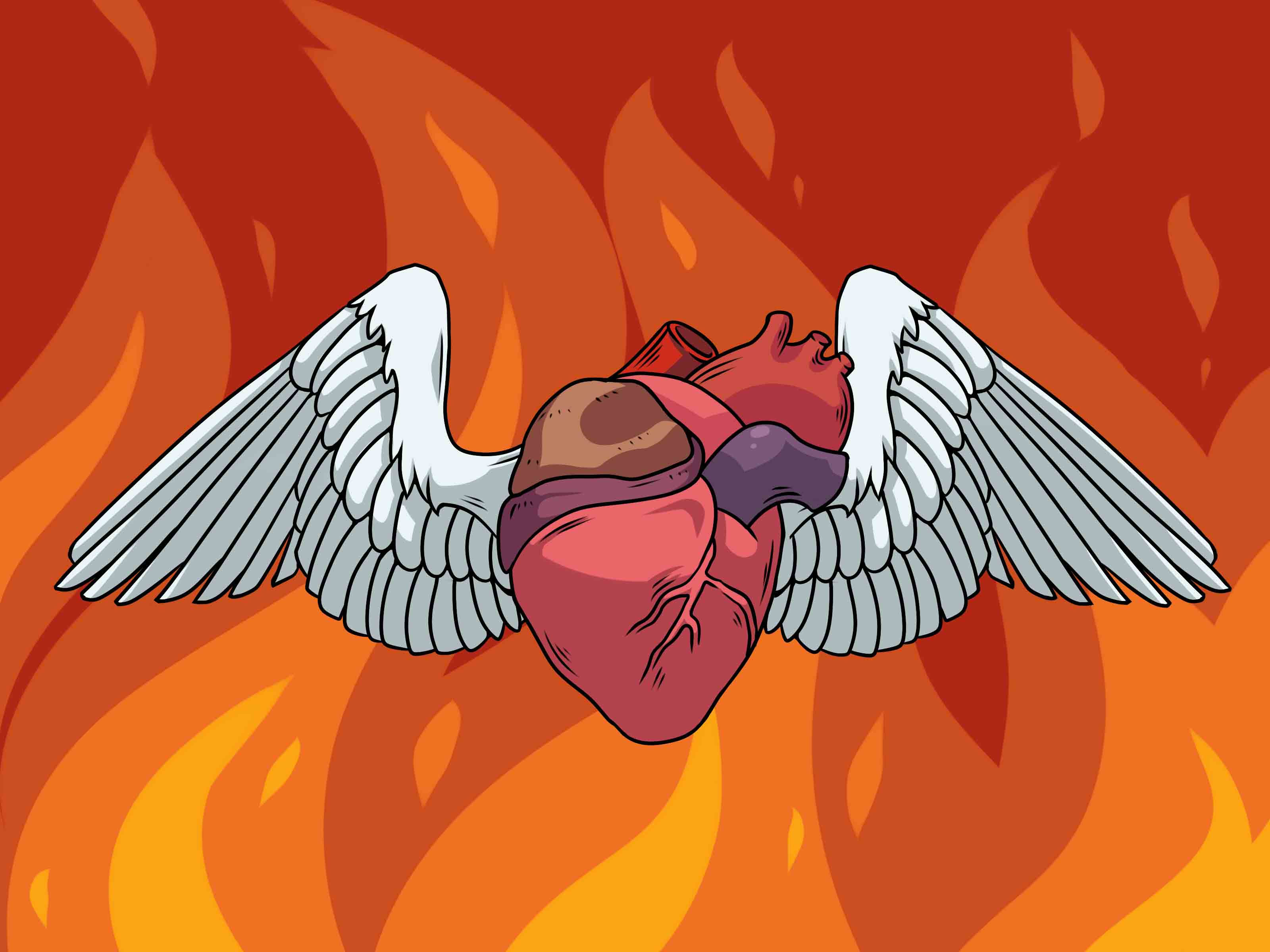 3200x2400 4 Ways To Draw A Heart With Wings