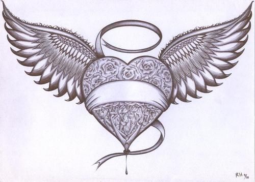 500x358 Heart With Wings Renzo E Hernandez Drawing Conclusions