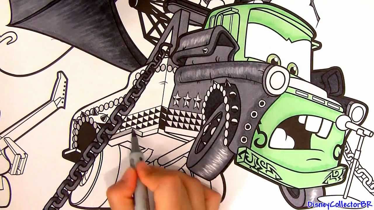 1280x720 Heavy Metal Mater Drawing From Cars Toon Disney Pixar Paint
